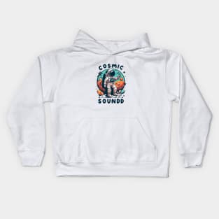 Cosmic Sound Astronaut Kids Hoodie